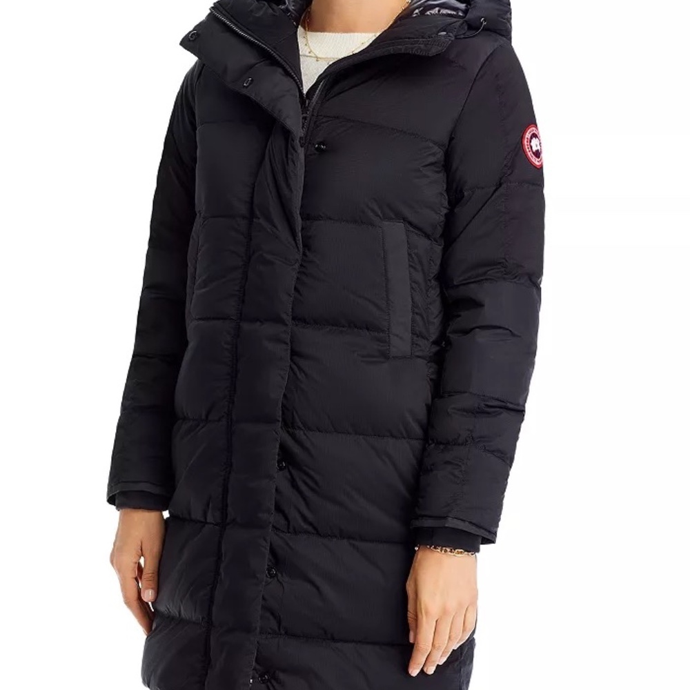 Canada Goose Black Alliston Down Coat - Picture 7 of 8